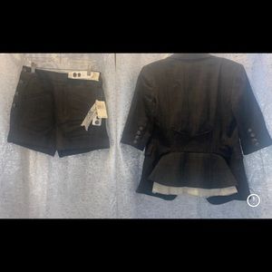 Juicy Couture Two Piece Short Suit. Jean material.. Brand new with tags.